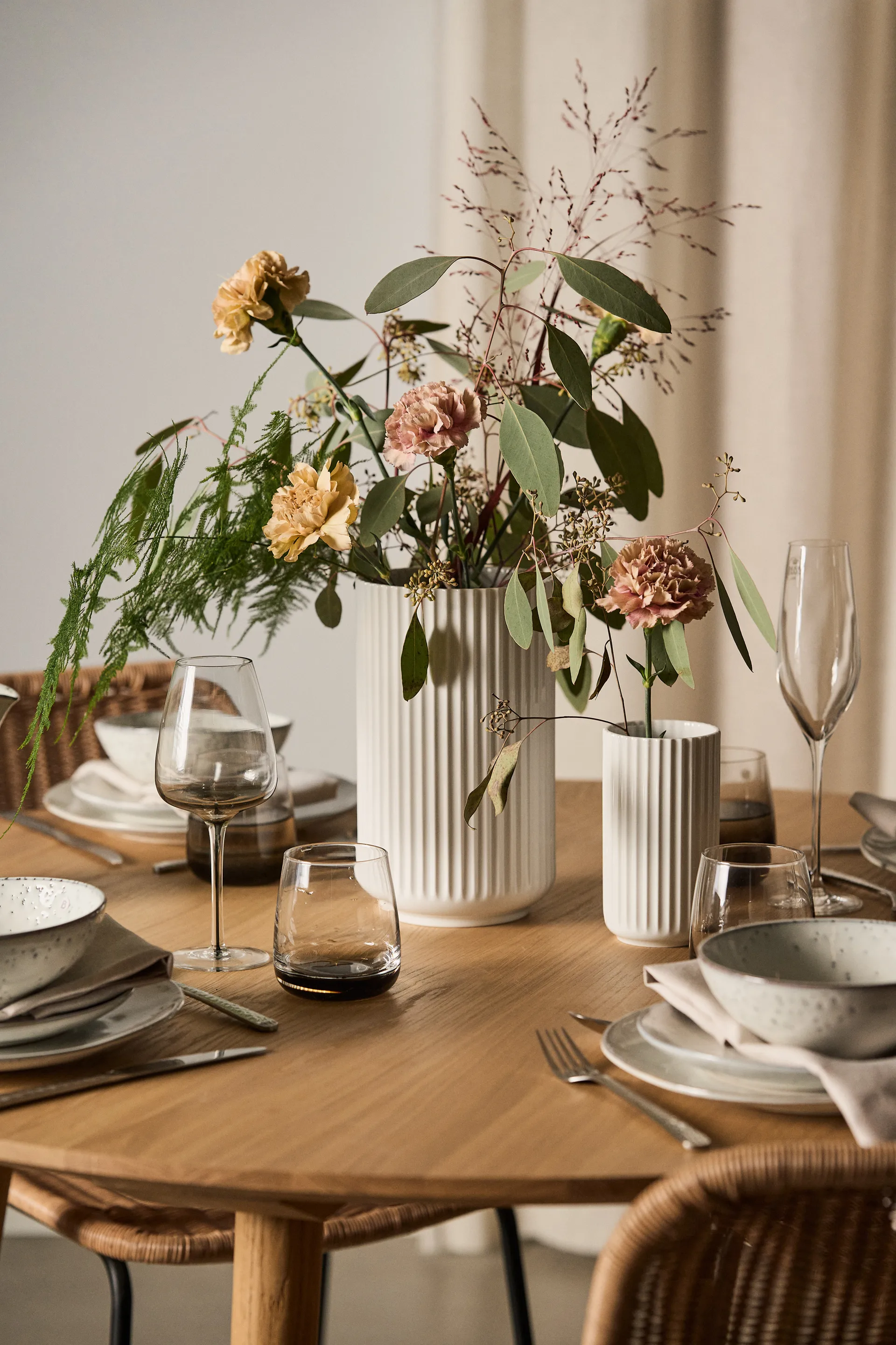 Lyngby vaas wit, 15 cm. Lyngby Porcelæn