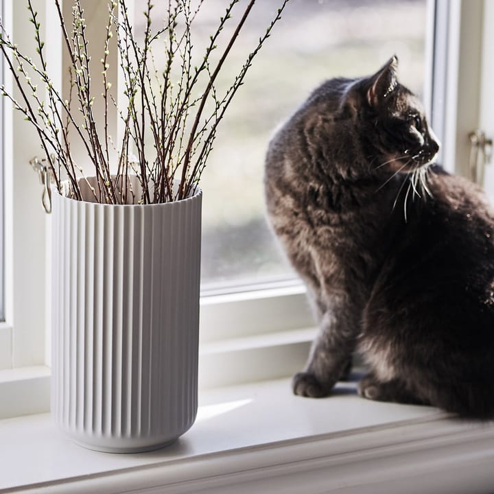Lyngby vaas wit, 25 cm. Lyngby Porcelæn