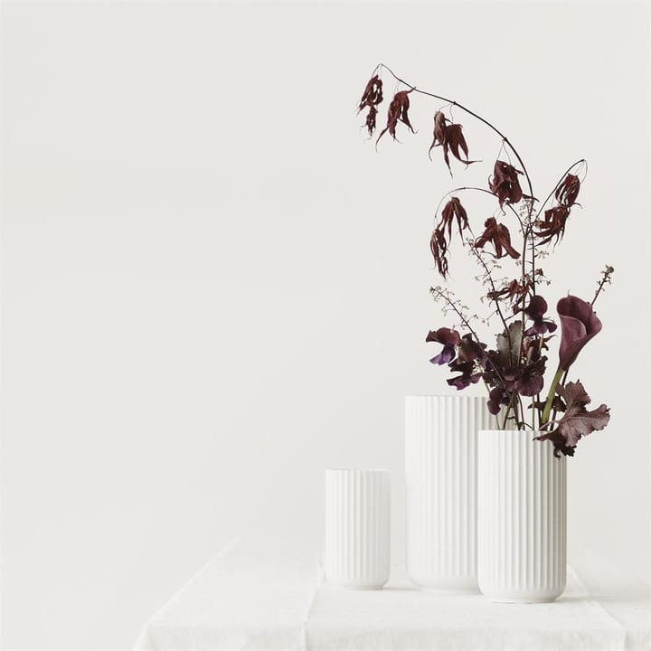 Lyngby vaas wit, 25 cm. Lyngby Porcelæn