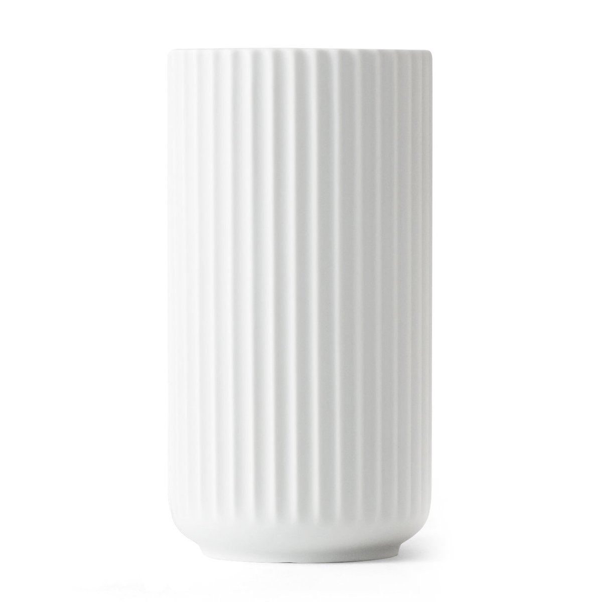 Lyngby Porcelæn Lyngby vaas wit mat 20 cm. | Scandinavisch Interieur | Vazen | Wit