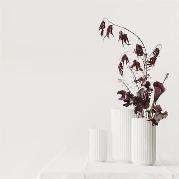 Lyngby vaas wit mat - 20 cm. - Lyngby Porcelæn