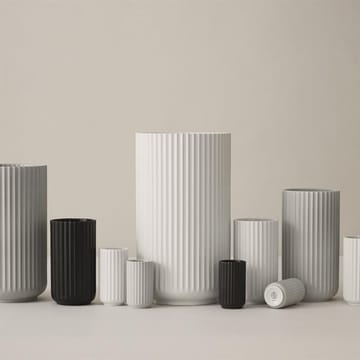Lyngby vaas zwart mat - 12 cm. - Lyngby Porcelæn