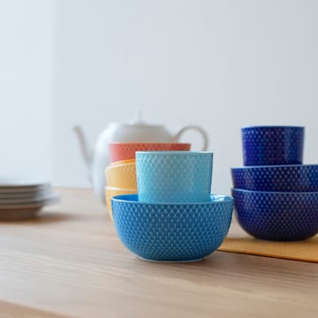 Rhombe beker zonder oor 33 cl - Turquoise - Lyngby Porcelæn