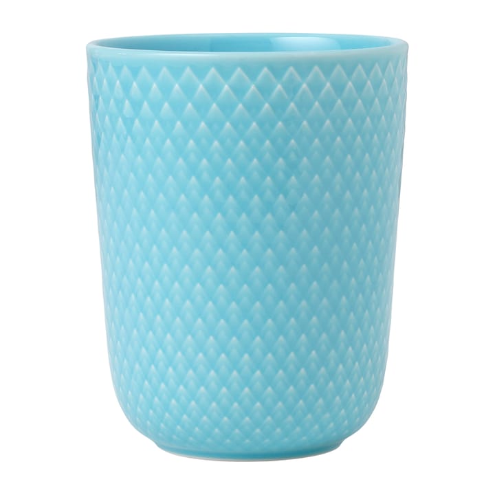 Rhombe beker zonder oor 33 cl - Turquoise - Lyngby Porcelæn