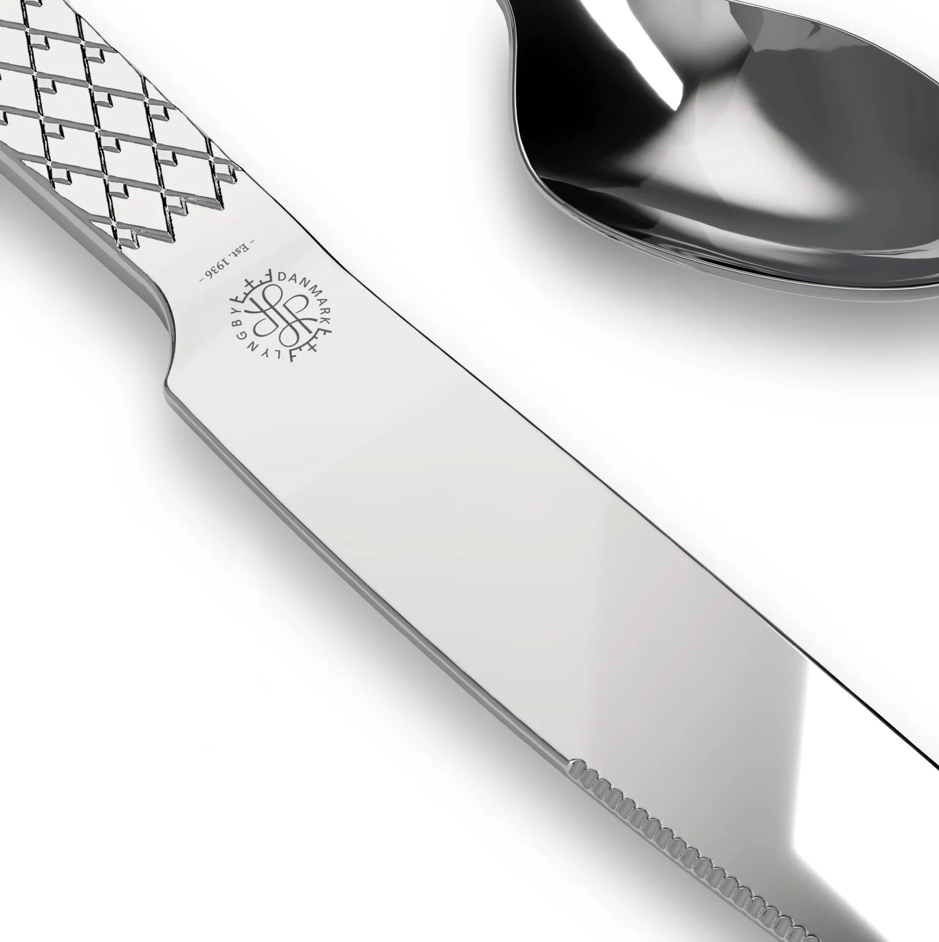 Rhombe bestekset, 16 delig Lyngby Porcelæn