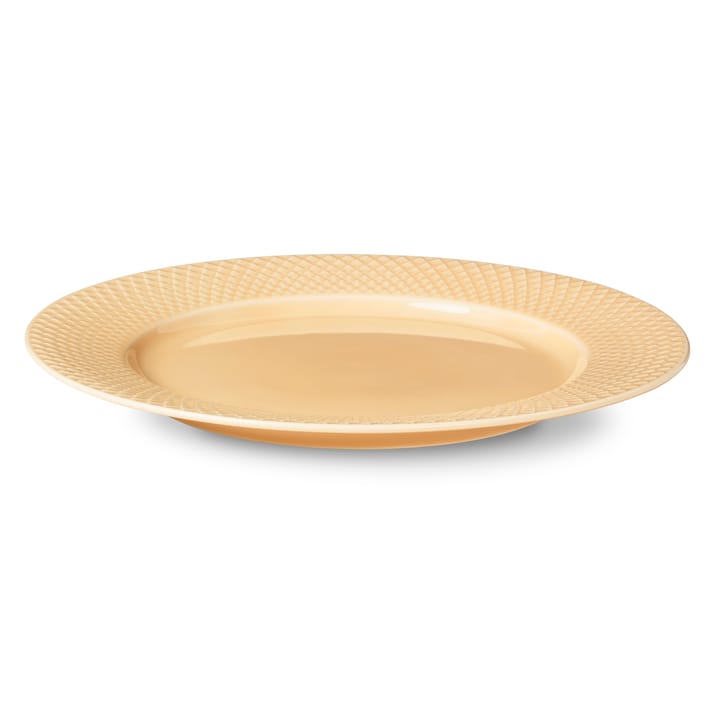 Rhombe bord zand, 27 cm Lyngby Porcelæn