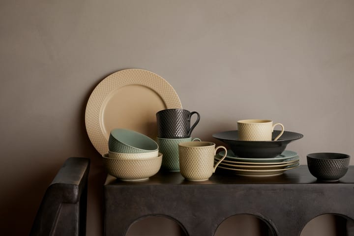 Rhombe Earth dinerbord Ø27 cm, Marble Lyngby Porcelæn