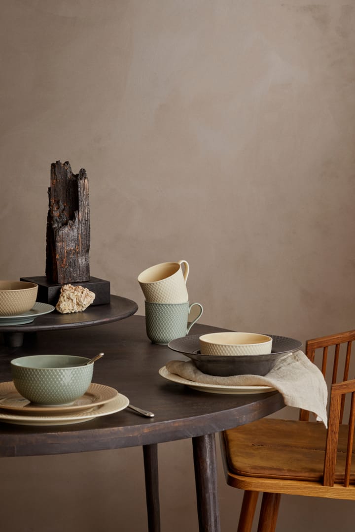 Rhombe Earth dinerbord Ø27 cm, Marble Lyngby Porcelæn