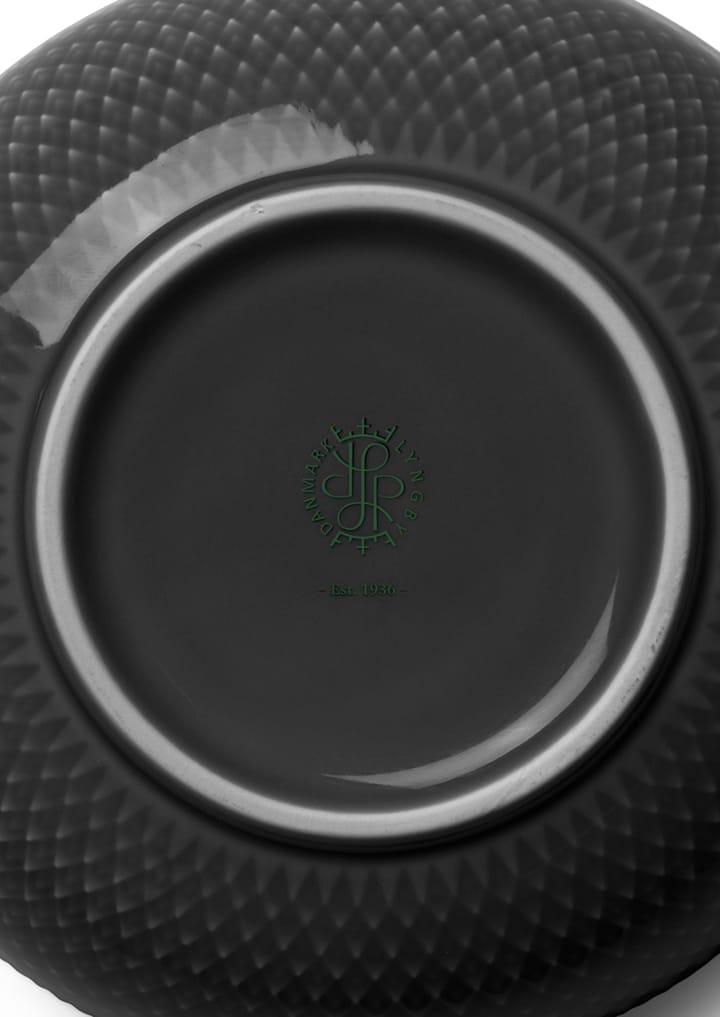 Rhombe Earth kom Ø11 cm, Slate Lyngby Porcelæn