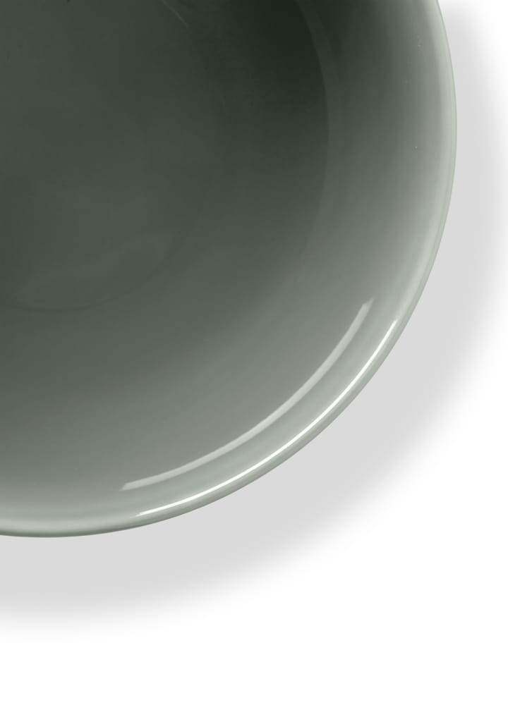 Rhombe Earth kom Ø13 cm, Moss Lyngby Porcelæn