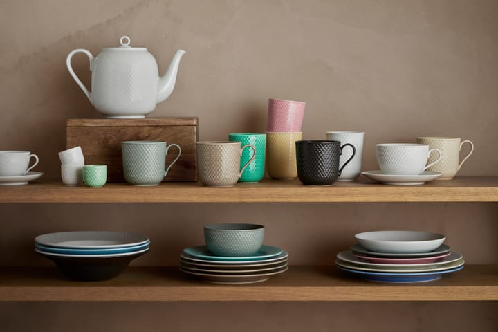 Rhombe Earth kom Ø13 cm, Moss Lyngby Porcelæn