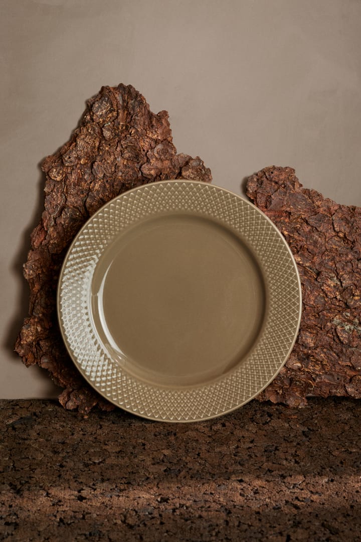 Rhombe Earth lunchbord Ø23 cm, Clay Lyngby Porcelæn