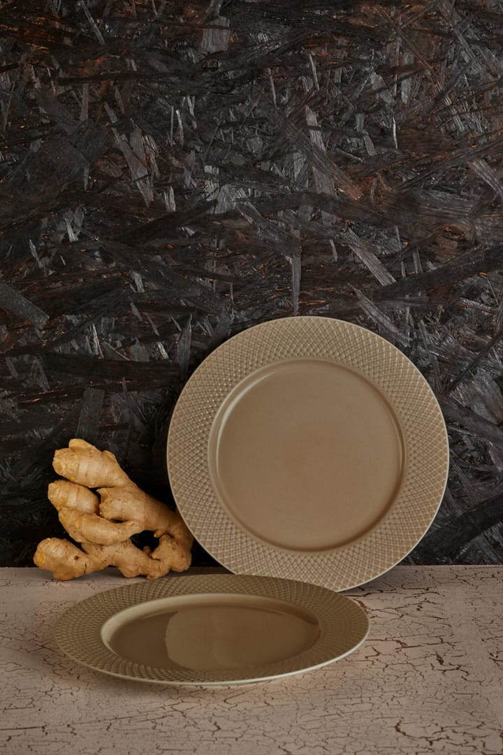 Rhombe Earth lunchbord Ø23 cm, Clay Lyngby Porcelæn