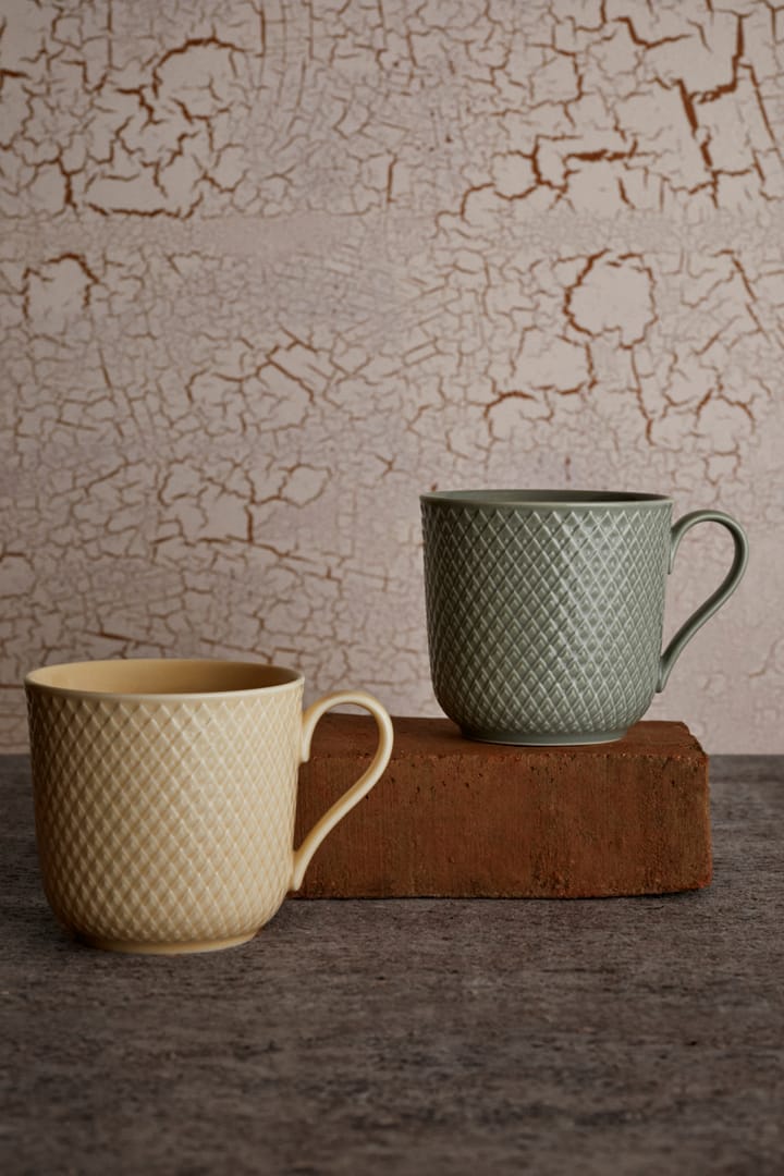 Rhombe Earth mok 39 cl, Marble Lyngby Porcelæn