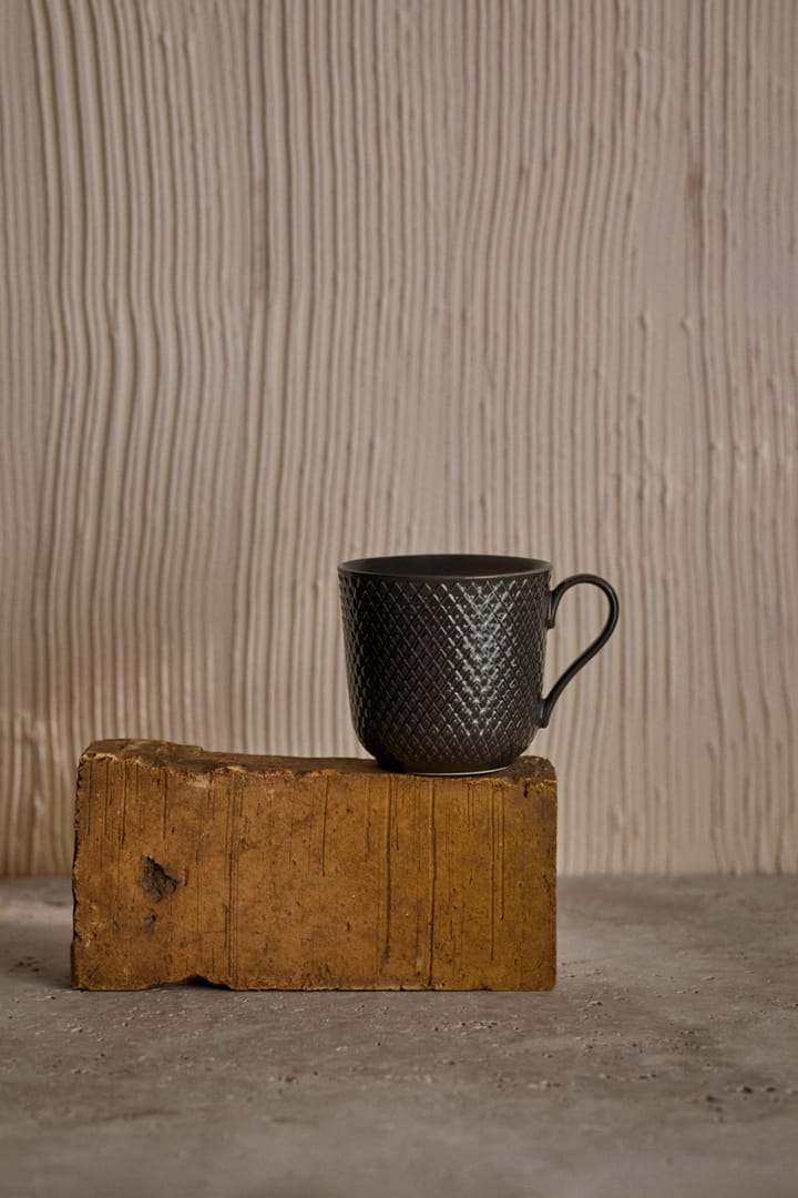 Rhombe Earth mok 39 cl, Slate Lyngby Porcelæn