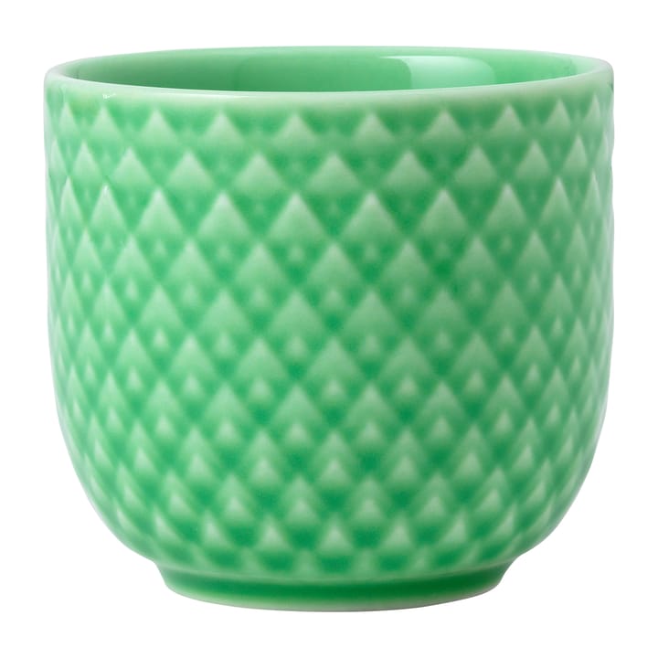 Rhombe eierdop Ø5 cm - Groen - Lyngby Porcelæn