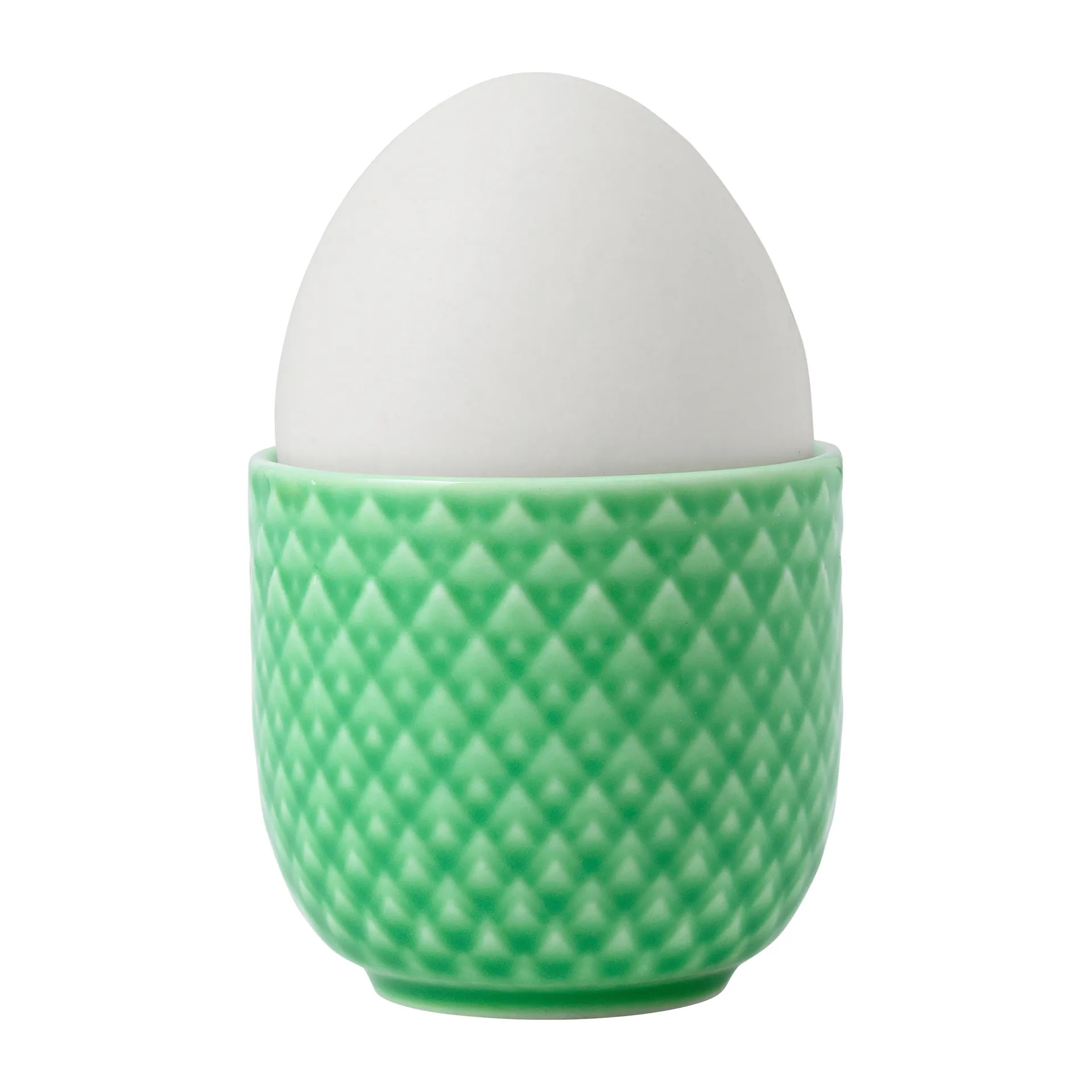 Rhombe eierdop Ø5 cm, Groen Lyngby Porcelæn