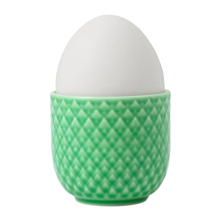 Rhombe eierdop Ø5 cm, Groen Lyngby Porcelæn