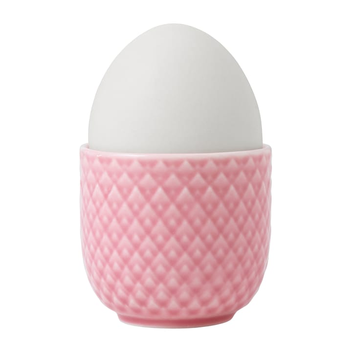 Rhombe eierdop Ø5 cm, Roze Lyngby Porcelæn