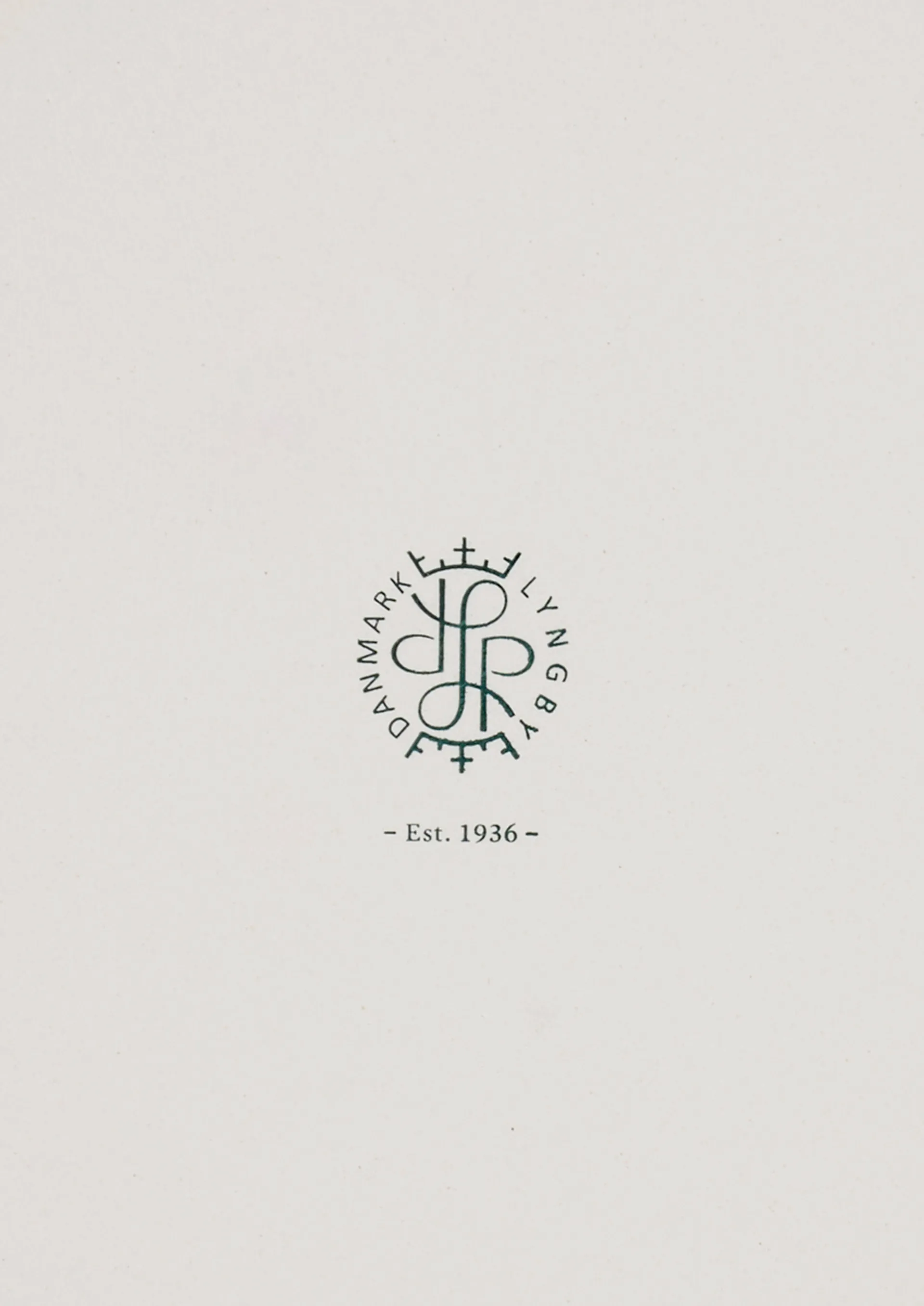 Rhombe kandelaar 3 cm, Blauw Lyngby Porcelæn