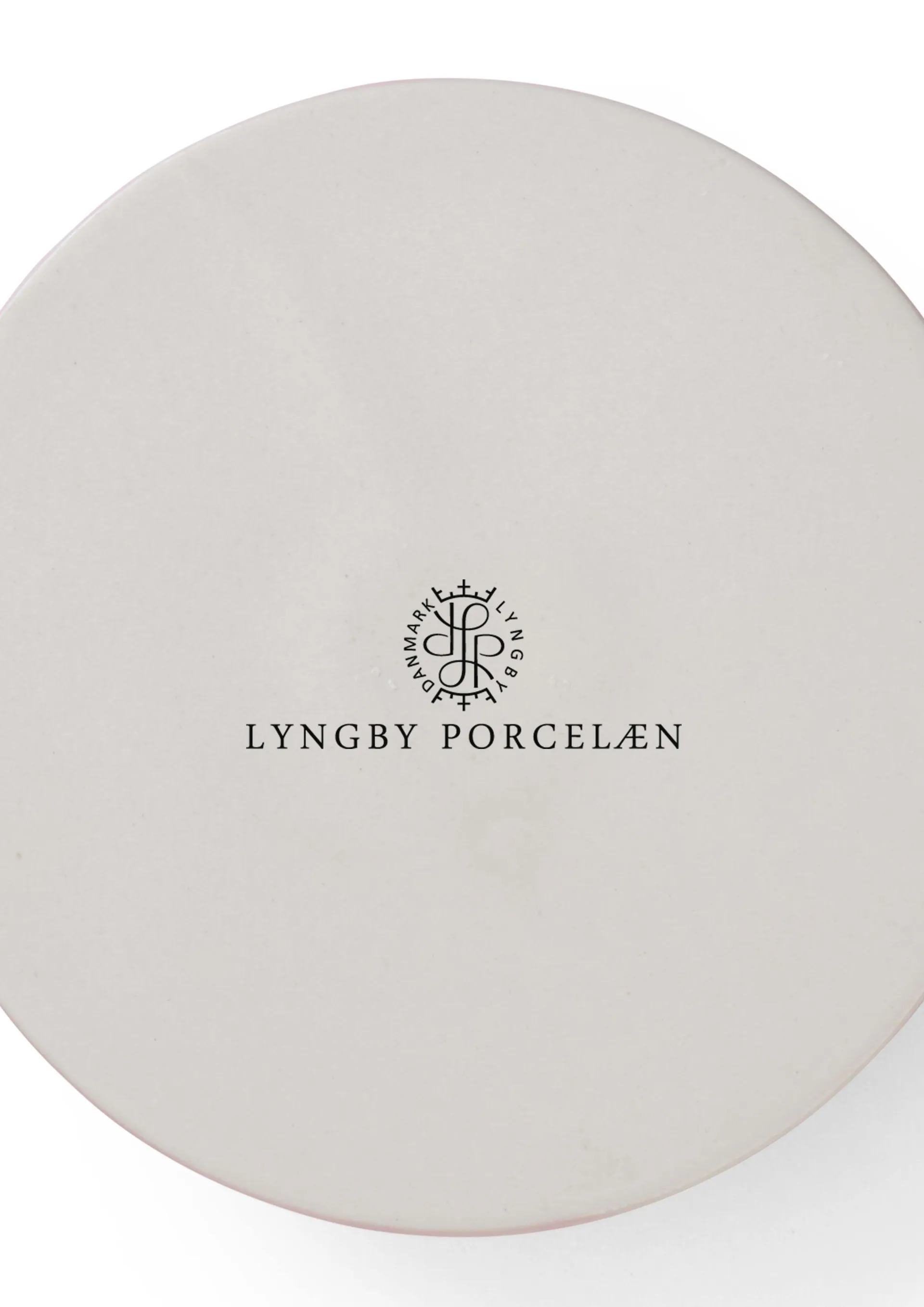 Rhombe kandelaar 3 cm, Roze Lyngby Porcelæn