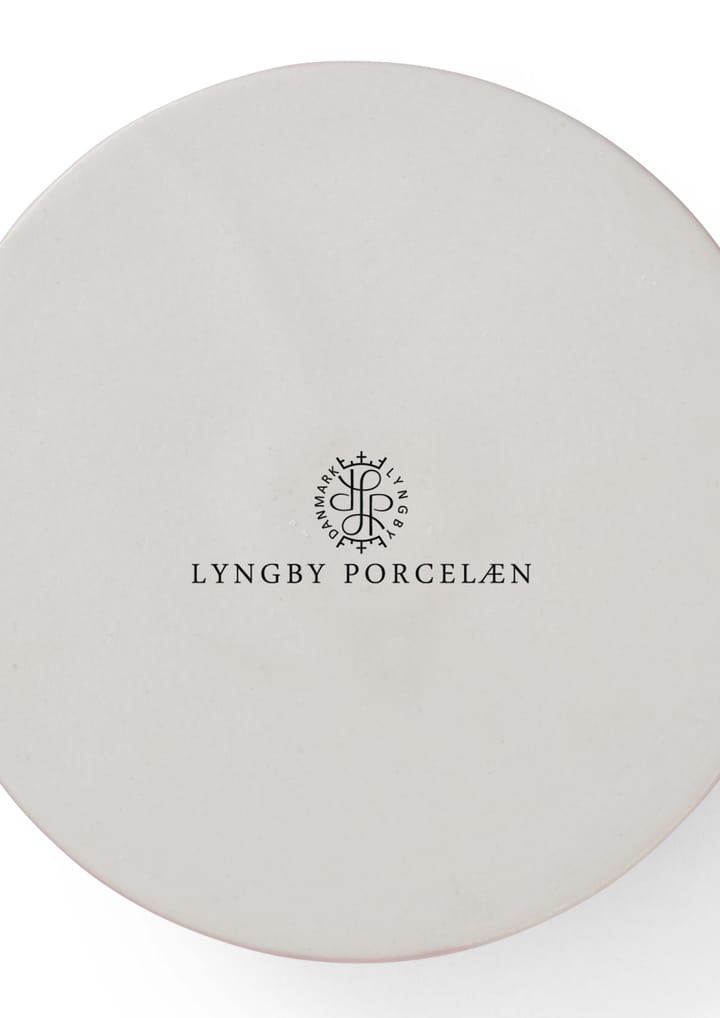 Rhombe kandelaar 3 cm - Roze - Lyngby Porcelæn