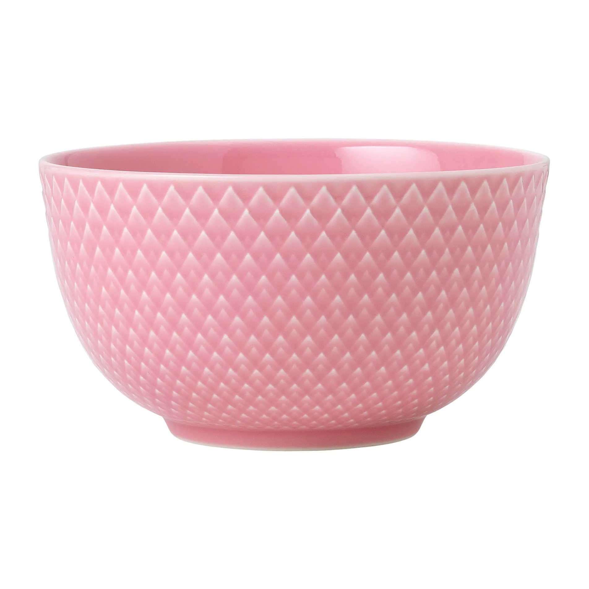 Rhombe kom Ø11 cm, Roze Lyngby Porcelæn