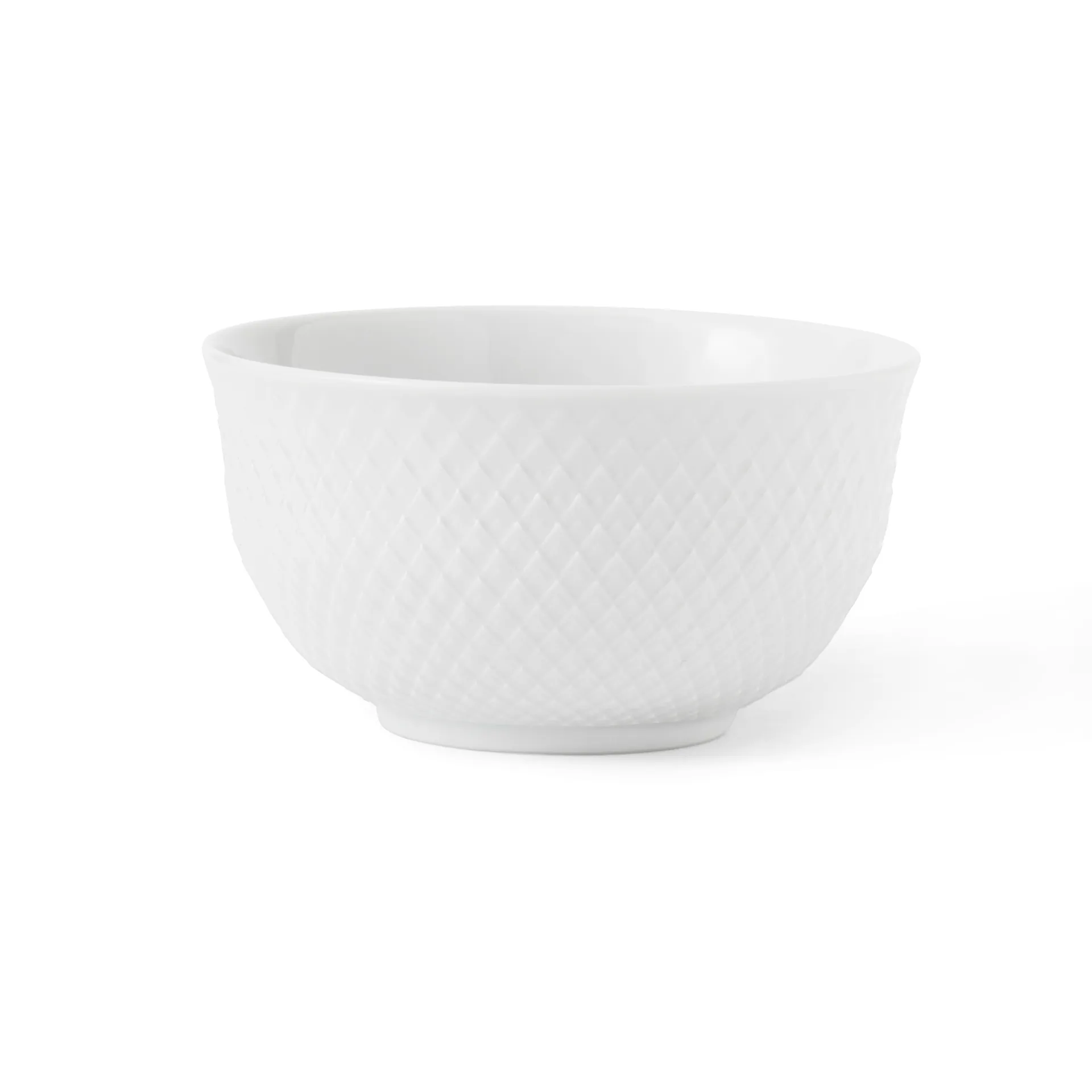 Rhombe kom Ø11 cm, Wit Lyngby Porcelæn