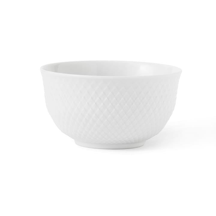 Rhombe kom Ø11 cm - Wit - Lyngby Porcelæn
