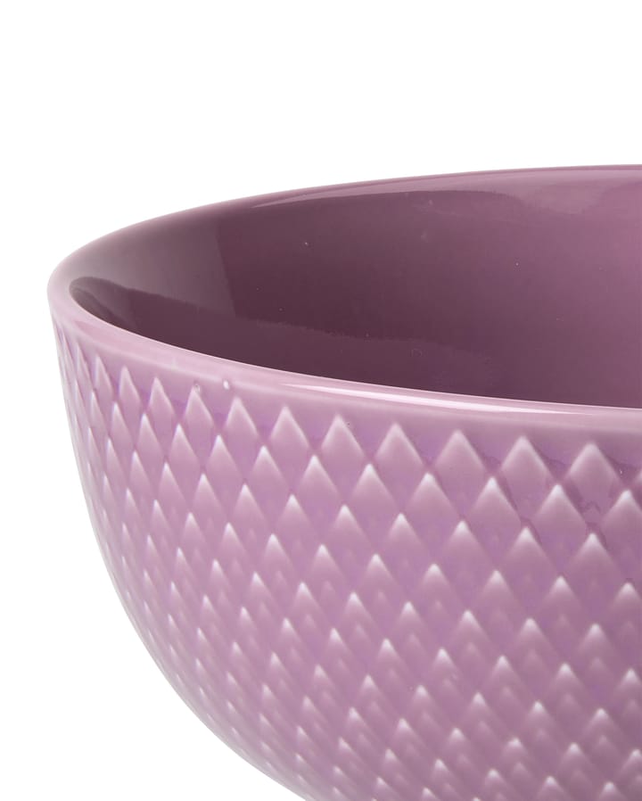 Rhombe kom Ø15,5 cm, Paars Lyngby Porcelæn