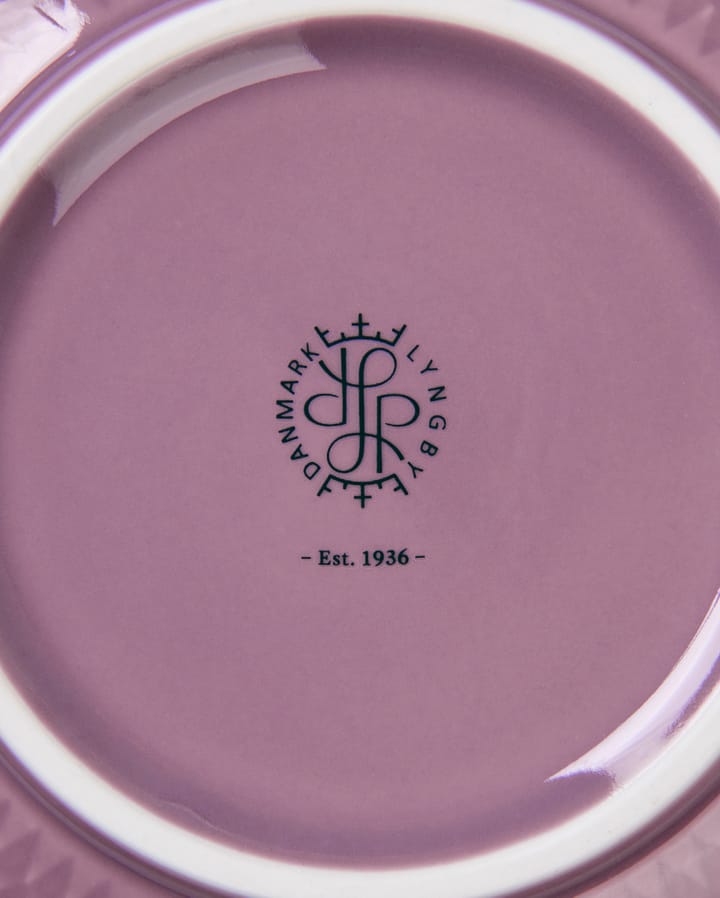 Rhombe kom Ø15,5 cm, Paars Lyngby Porcelæn