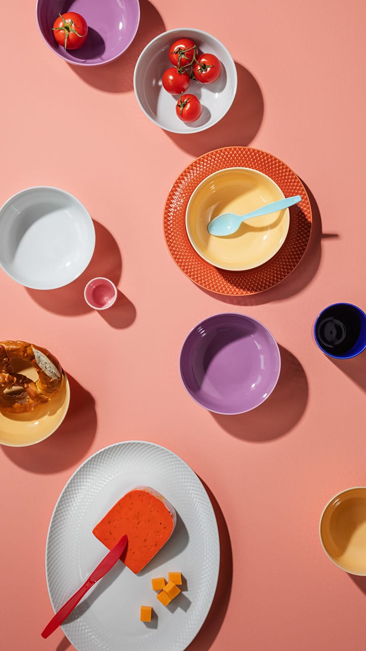 Rhombe kom Ø15,5 cm, Wit Lyngby Porcelæn