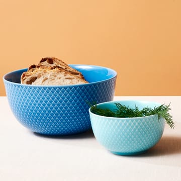 Rhombe kom 32 cl - Turquoise - Lyngby Porcelæn