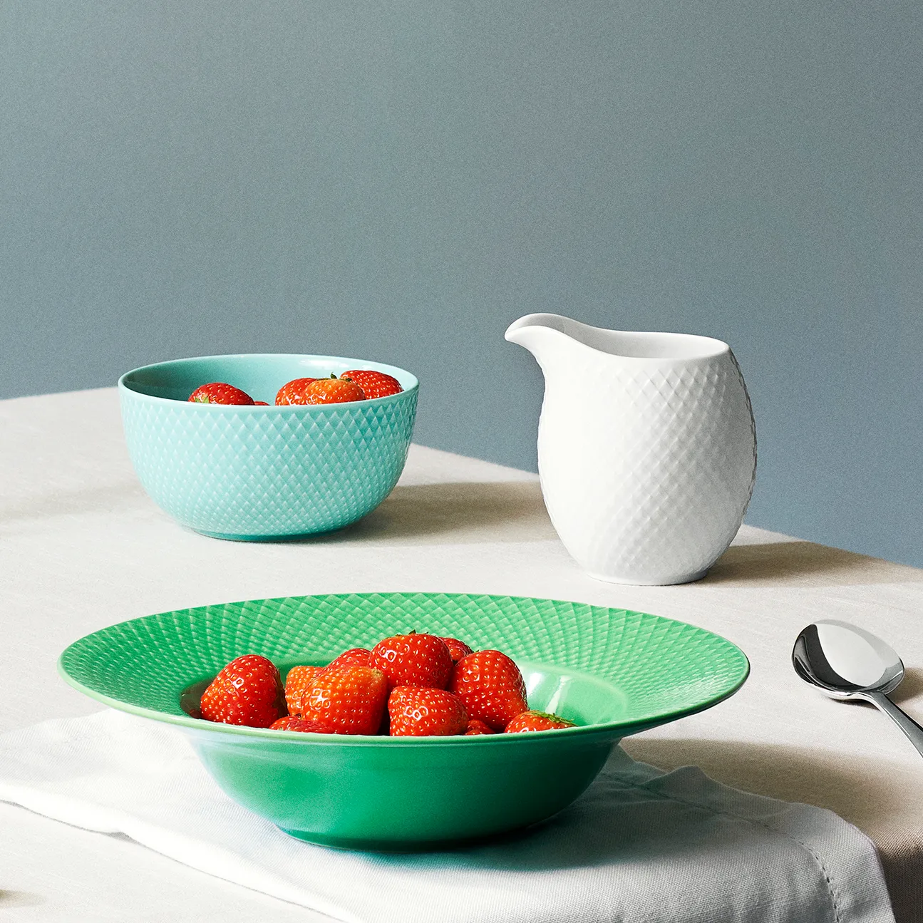 Rhombe melkkan 39 cl, Wit Lyngby Porcelæn