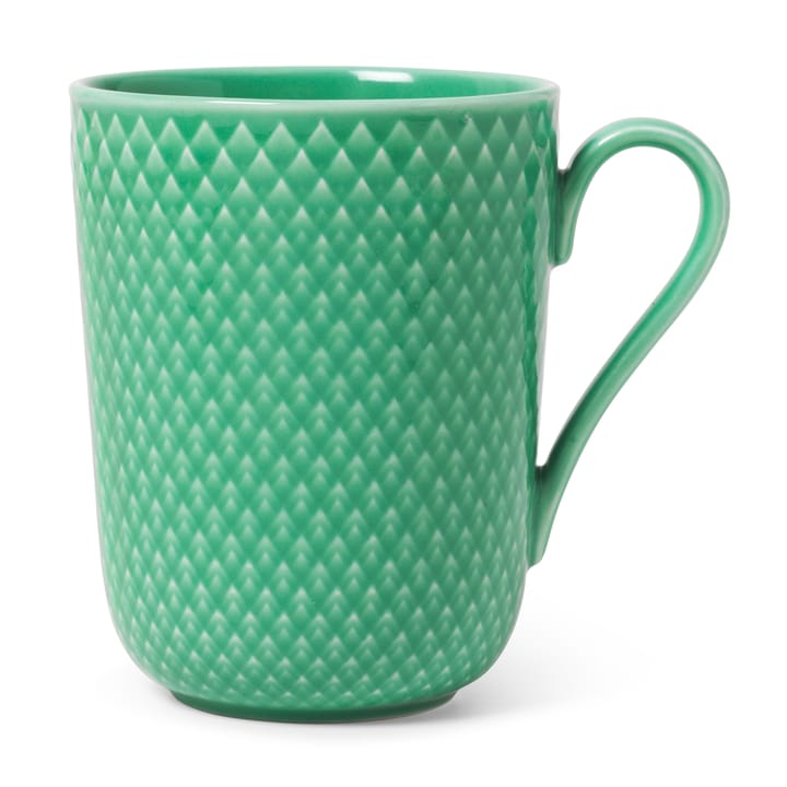 Rhombe mok met oor 33 cl - Groen - Lyngby Porcelæn