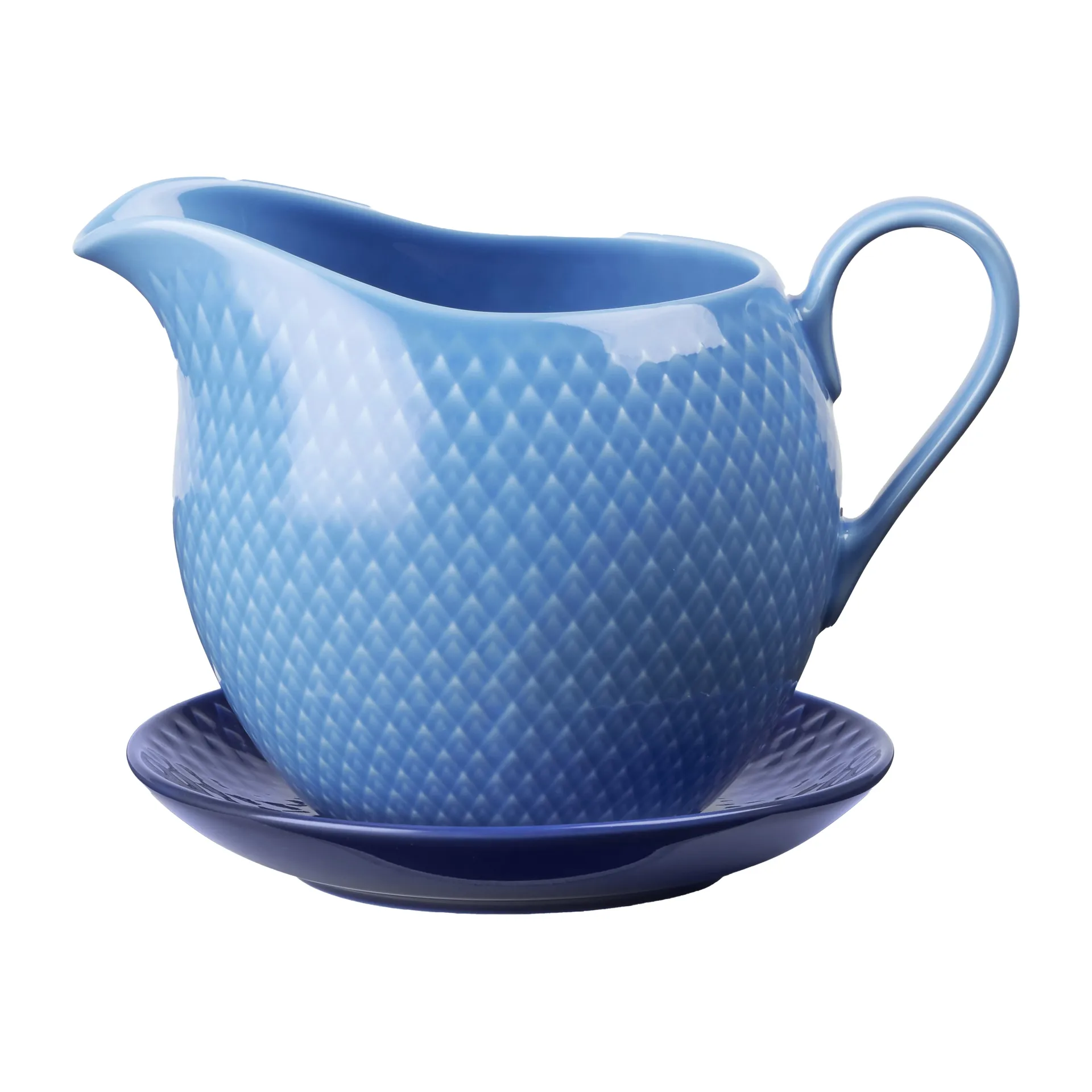 Rhombe sauskan 67 cl, Blauw Lyngby Porcelæn