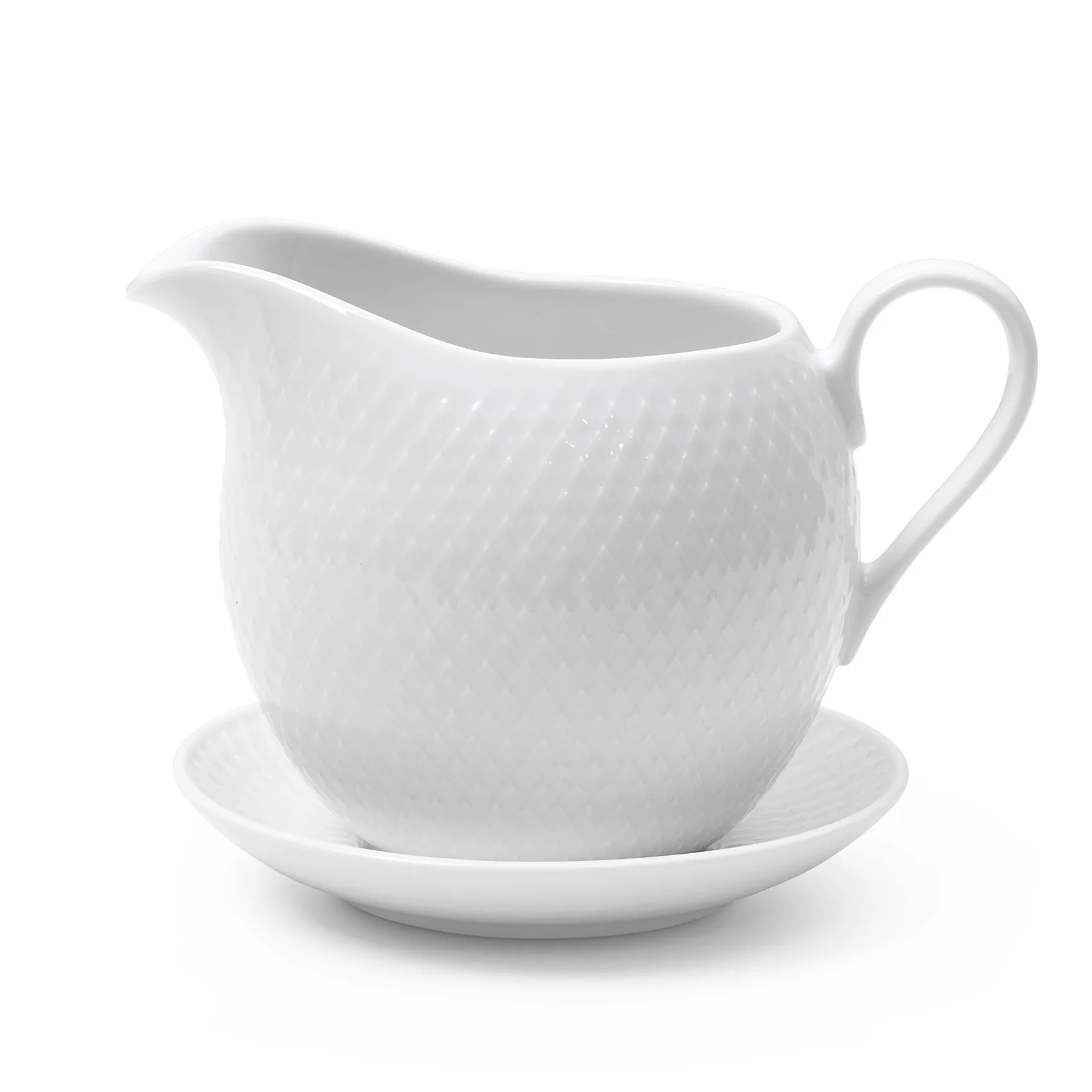 Rhombe sauskan 67 cl, Wit Lyngby Porcelæn