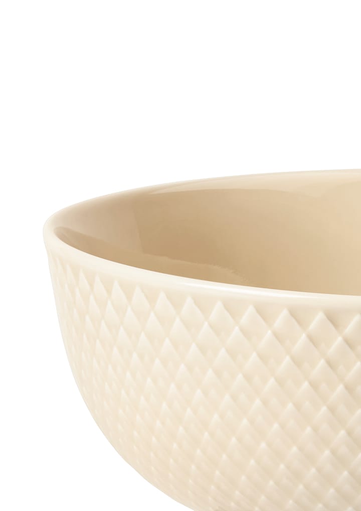 Rhombe serveerschaal Ø22 cm, Marble Lyngby Porcelæn