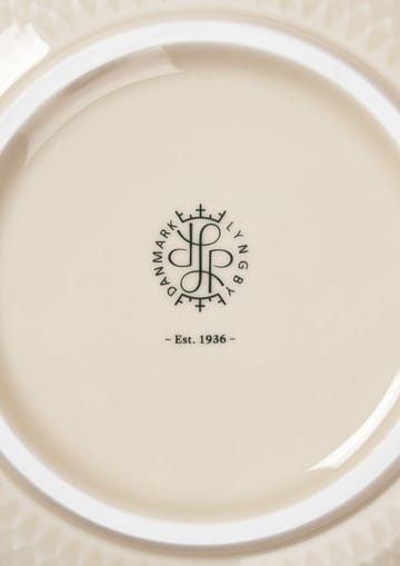 Rhombe serveerschaal Ø22 cm - Marble - Lyngby Porcelæn
