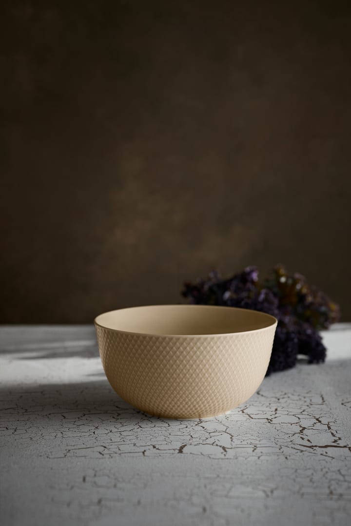 Rhombe serveerschaal Ø22 cm, Marble Lyngby Porcelæn