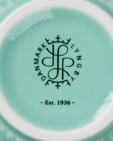Rhombe vaas 15 cm - Aqua - Lyngby Porcelæn