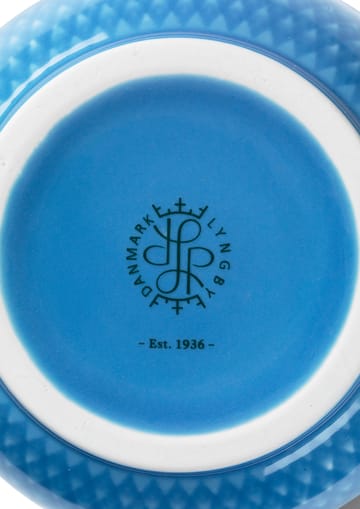 Rhombe vaas 20 cm - Blauw - Lyngby Porcelæn