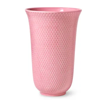 Rhombe vaas 20 cm - Roze - Lyngby Porcelæn