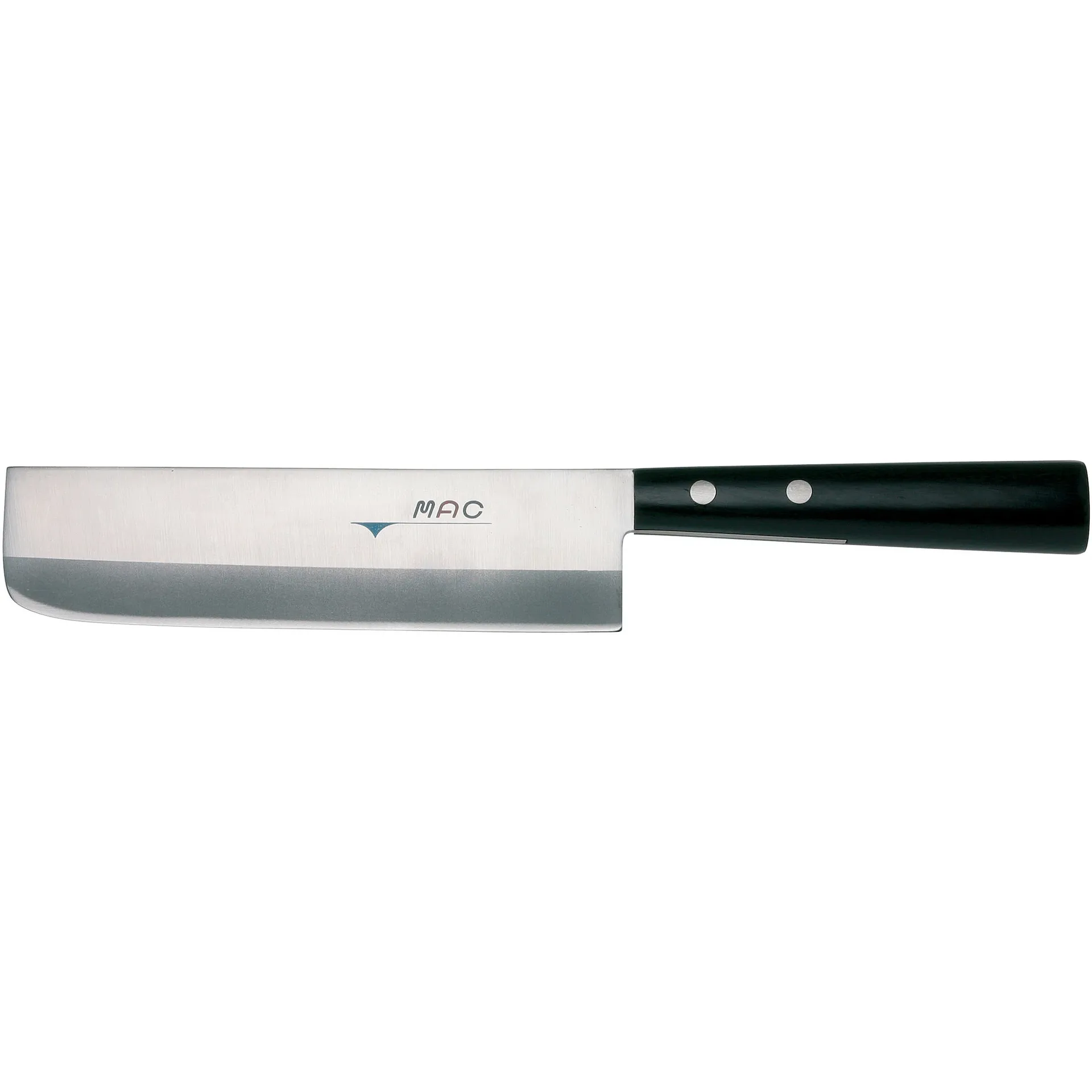 Mac groentehakmes Japanese houten handgreep 17 cm, Zwart MAC