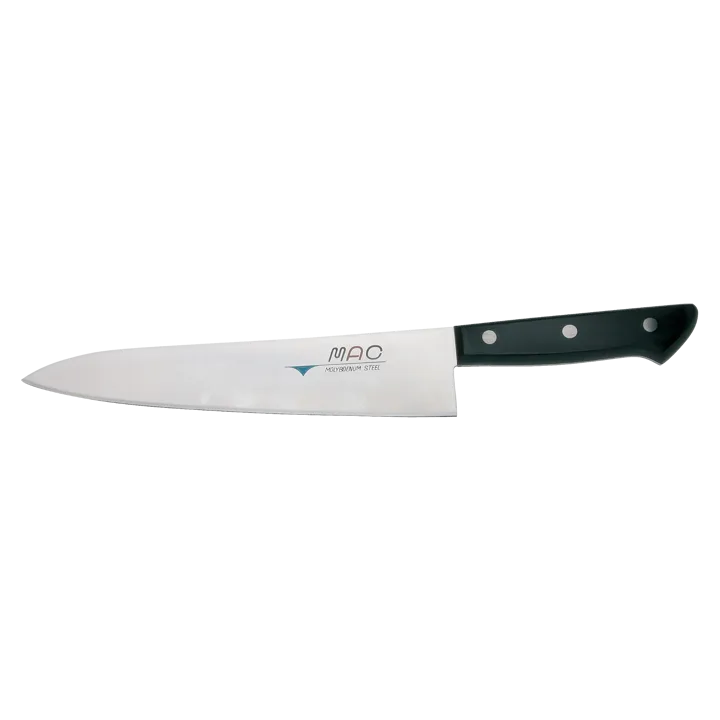 Mac universeelmes Chef houten handgreep 21 cm - Zwart - MAC