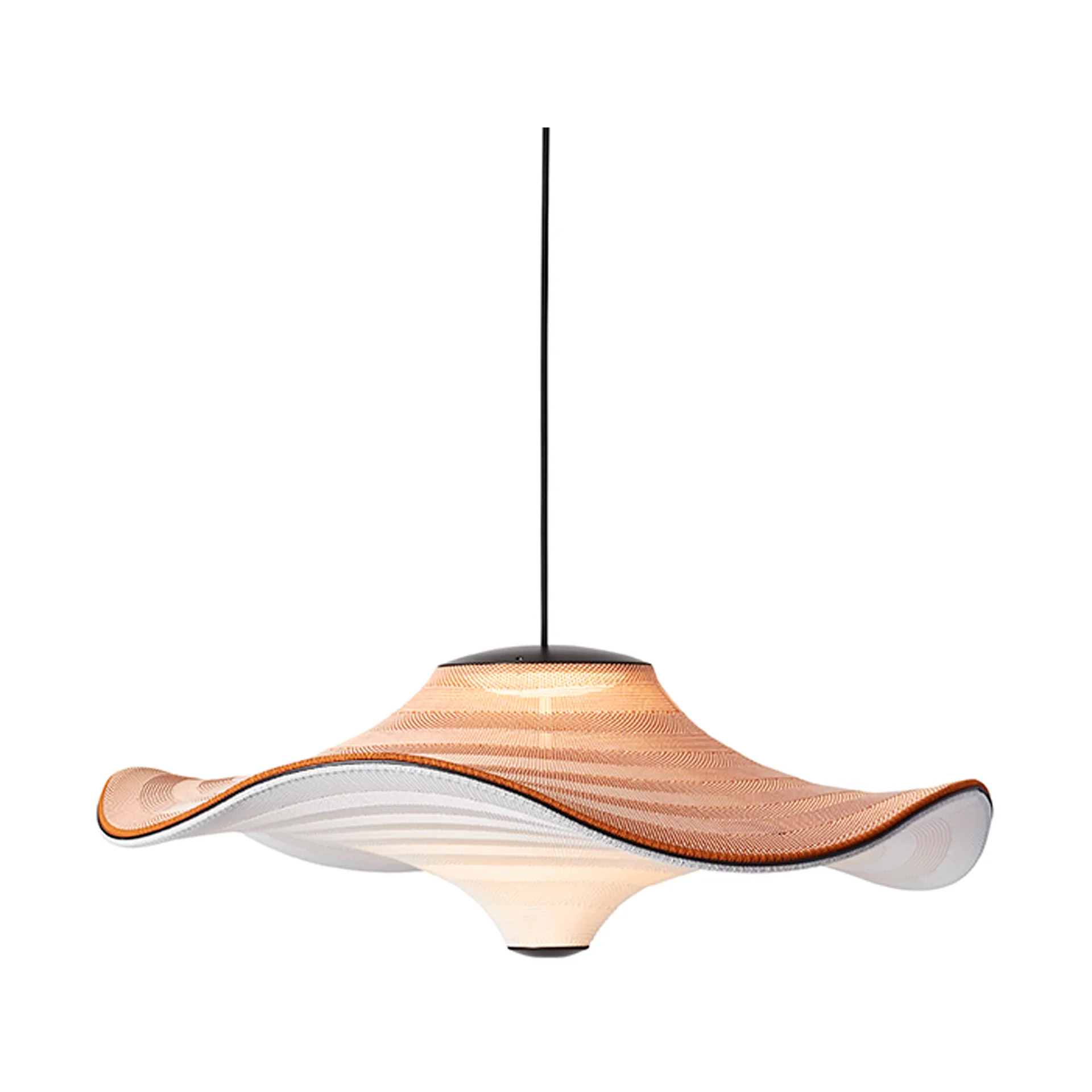 Flying hanglamp Ø78 cm, Light terracotta Made By Hand