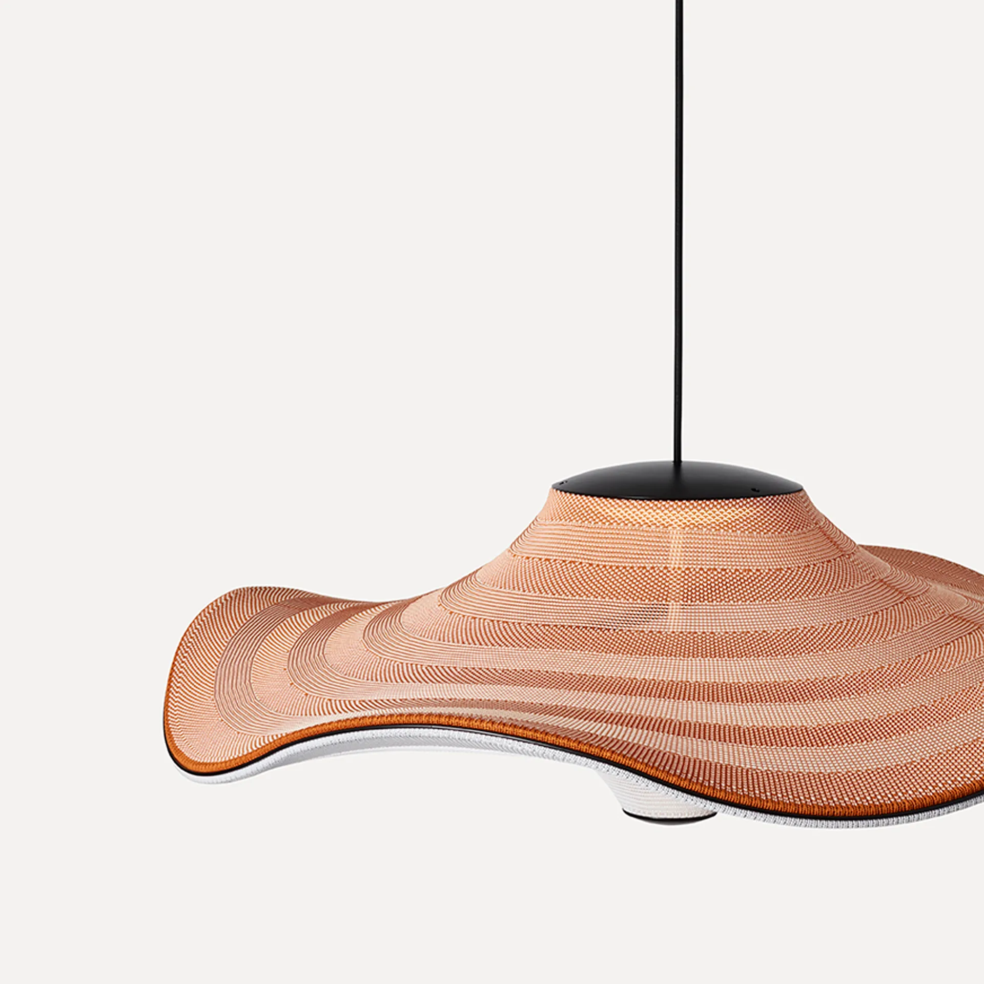Flying hanglamp Ø78 cm, Light terracotta Made By Hand