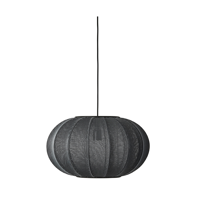 Made By Hand Knit-Wit 45 Oval hanglamp Black