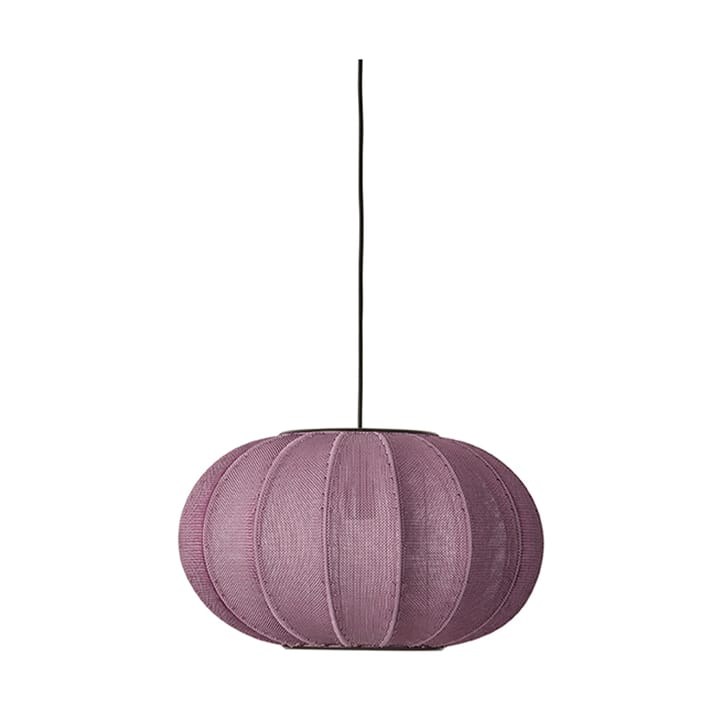 Knit-Wit 45 Oval hanglamp - Burgundy - Made By Hand