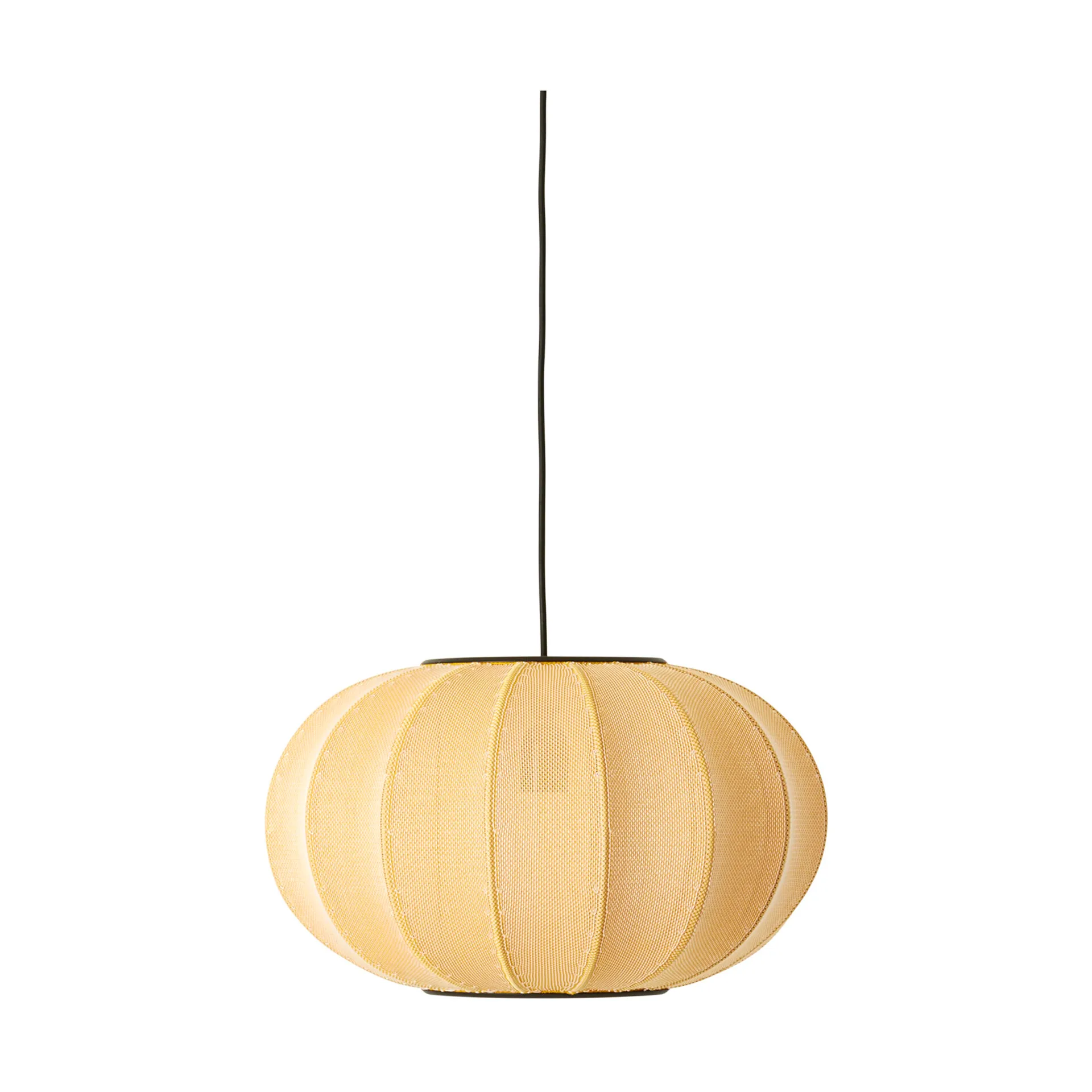 Knit-Wit 45 Oval hanglamp, Sunrise Made By Hand